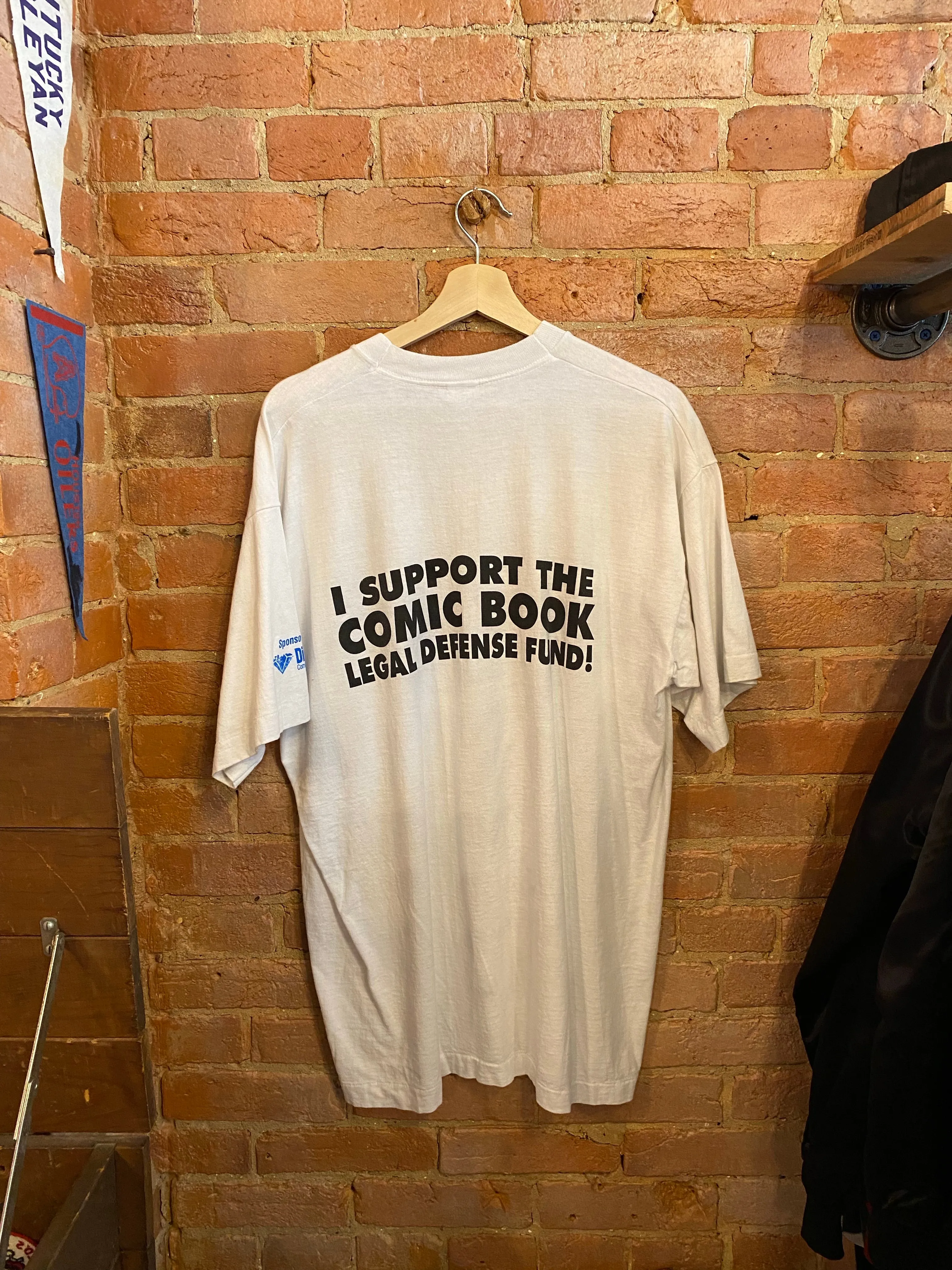 1987 I Support Comic Book Legal Defense Fund T-shirt