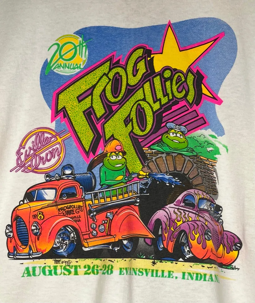 20th Annual Frog Follies Hot Rod T-Shirt: L