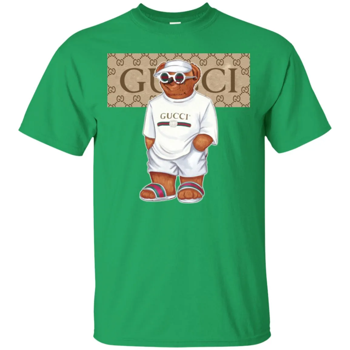 Best Life Gucci Bear T-shirt Men Cotton T-Shirt