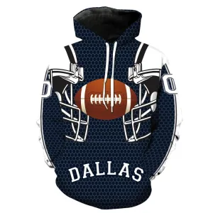 BFJmz Dallas Cowboys Football Team 3D Printing Coat Leisure Sports Sweater Autumn And Winter