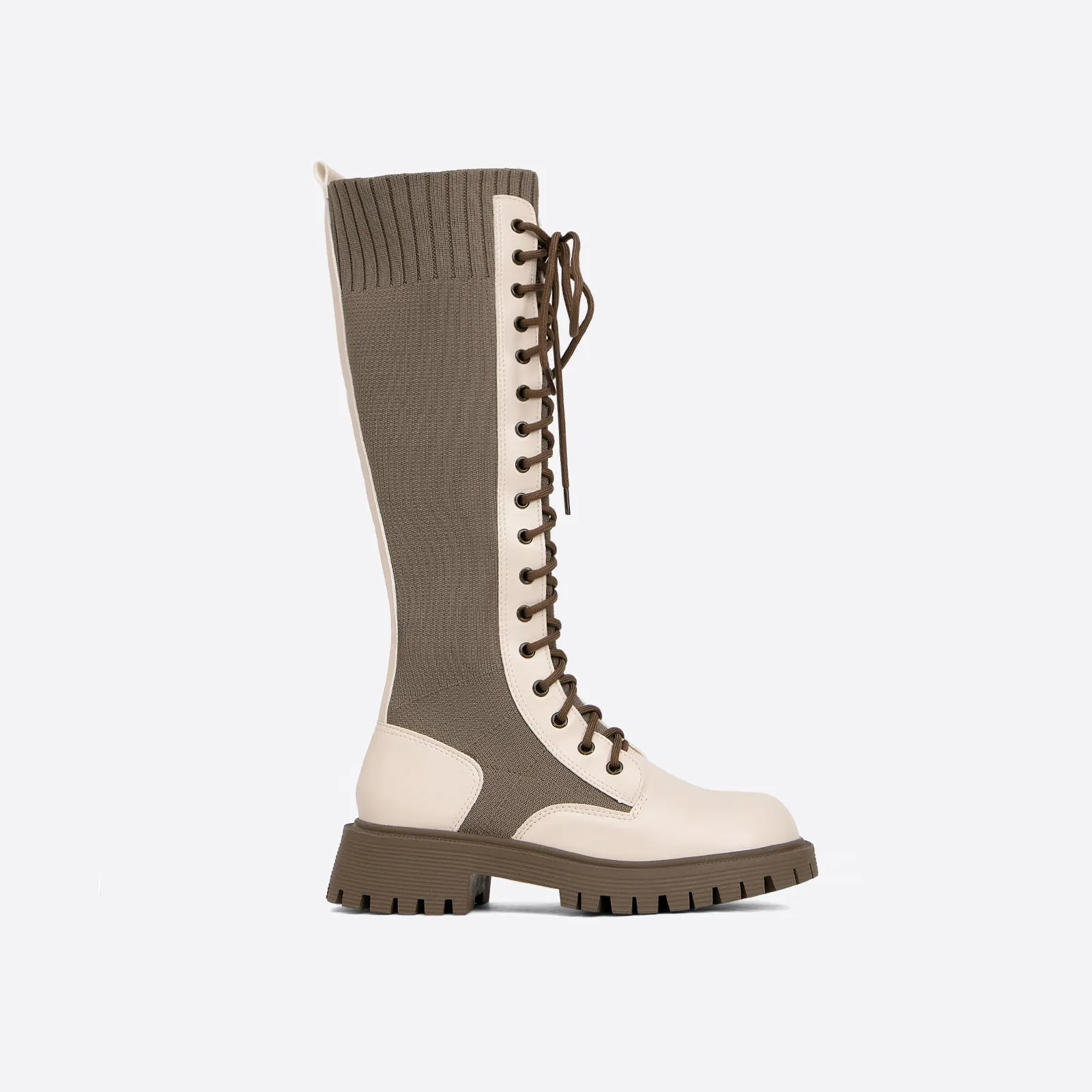 binfenxie- Women Commute Work High Boots