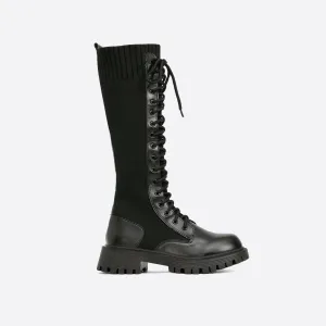 binfenxie- Women Commute Work High Boots