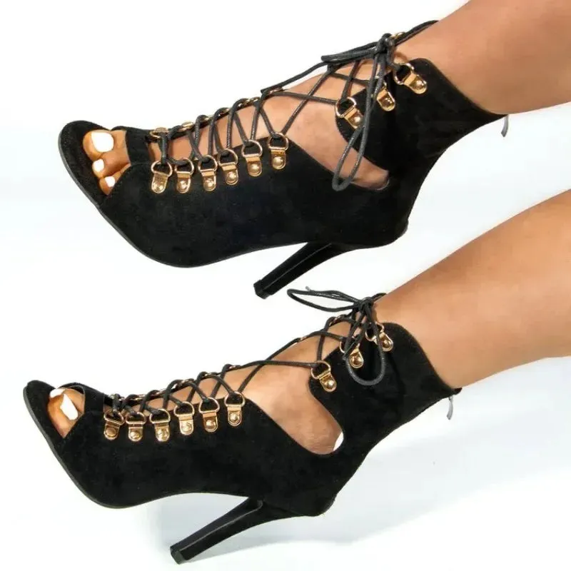 binfenxie  -  Women Fashion Salsa Dance Boots Latin Dancing Shoes Tango Dance Shoes Woman Girls Party Ballroom Shoes Ladies Sexy Stilettos