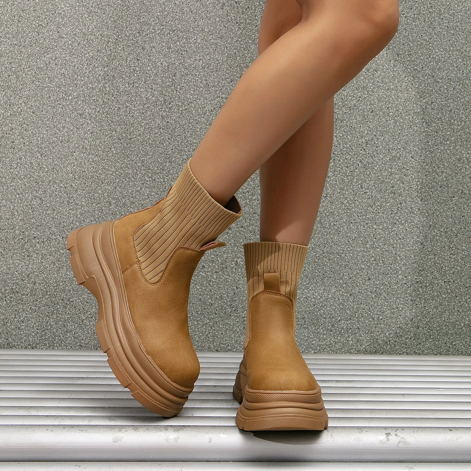 binfenxie- Women Minimalist Ankle Boots