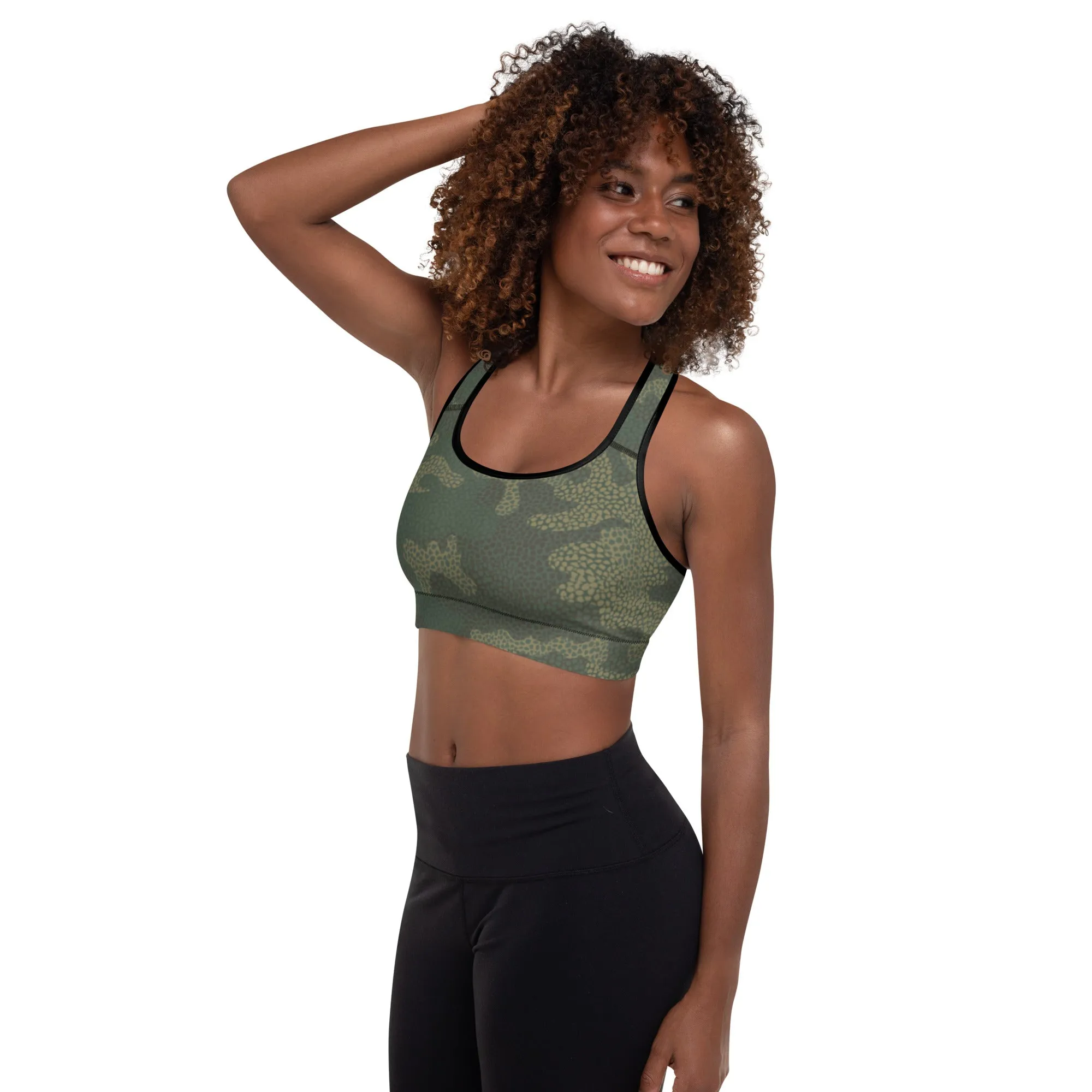Camouflage Warrior Sports Bra