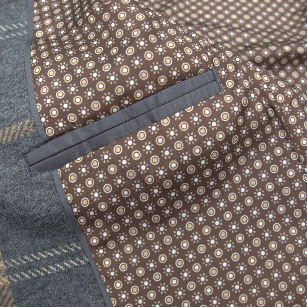 Club Jacket - Smoky Windowpane