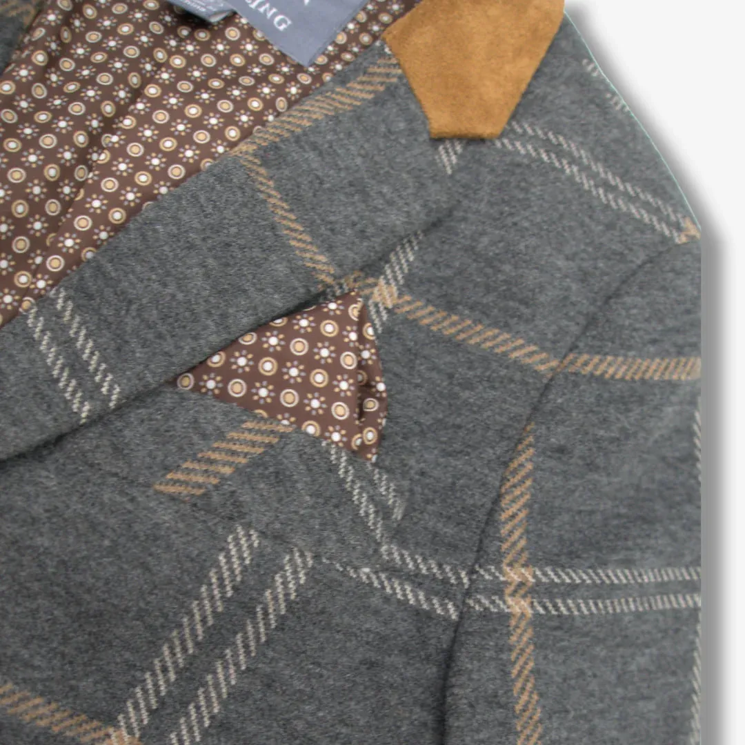 Club Jacket - Smoky Windowpane