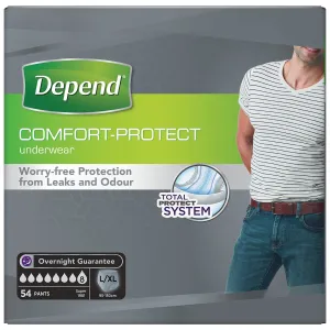 Depend Underwear Absorbent Absorption Super Size L/XL Man – 54 Units Depend Underwear Absorbent Absorption Super Size L/XL Man – 54 Units