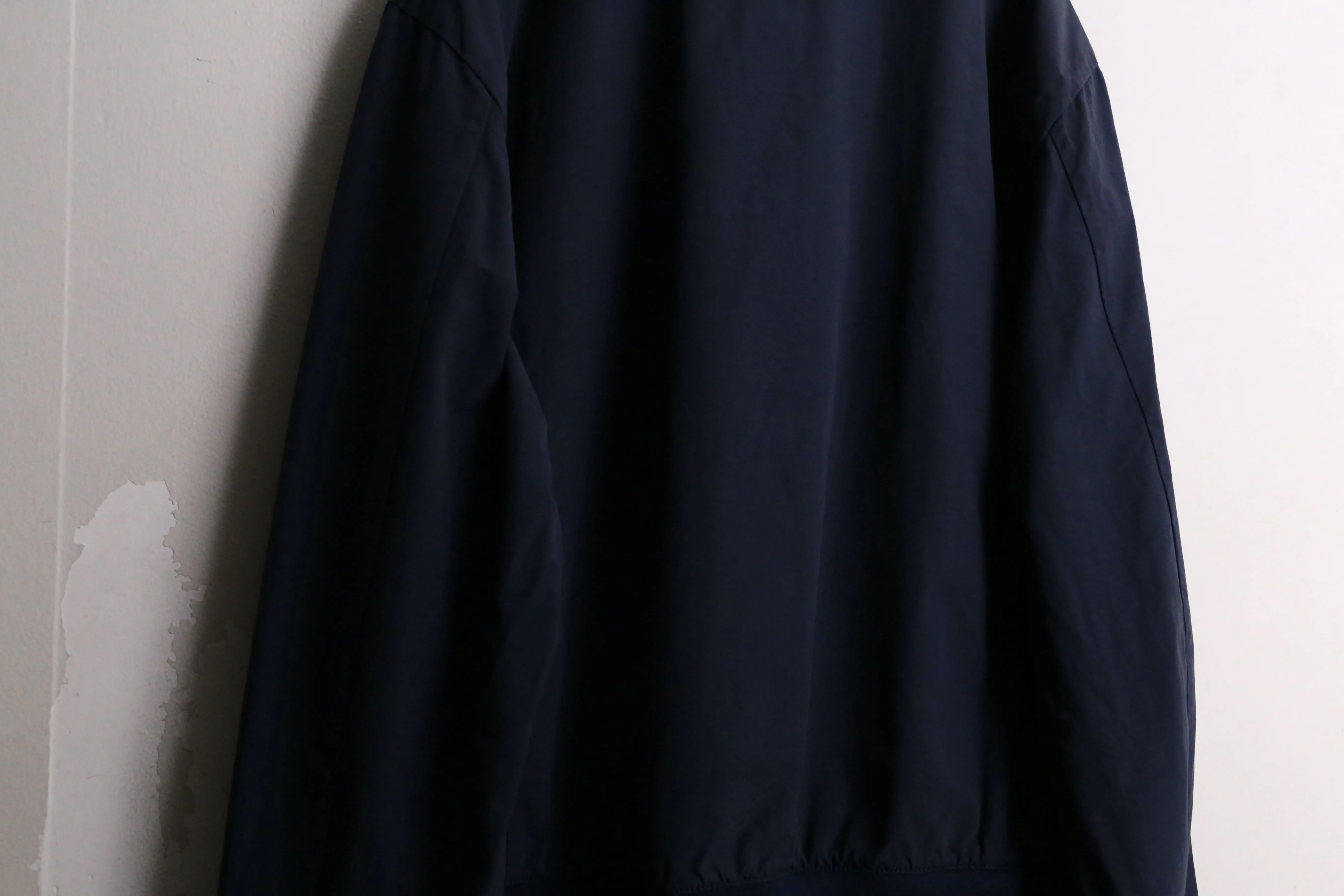 “FRED PERRY” navy nylon track jacket