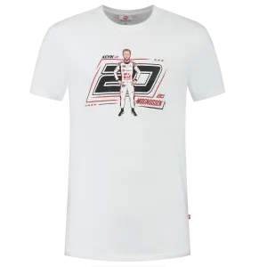 Haas Racing F1 Kevin Magnussen Graphic T-Shirt - White