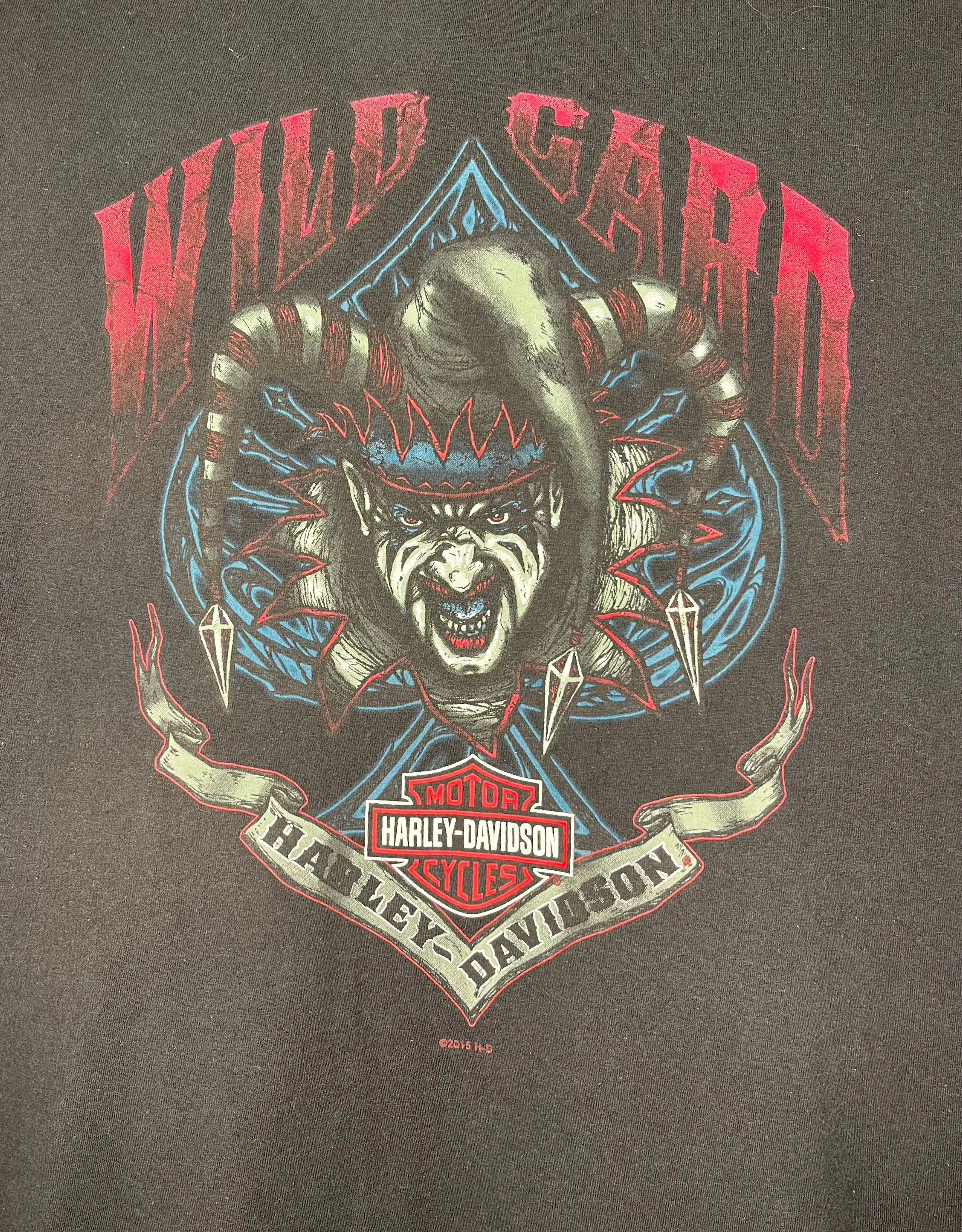 Harley-Davidson Wild Card Black T-Shirt: XL
