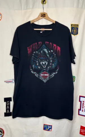 Harley-Davidson Wild Card Black T-Shirt: XL