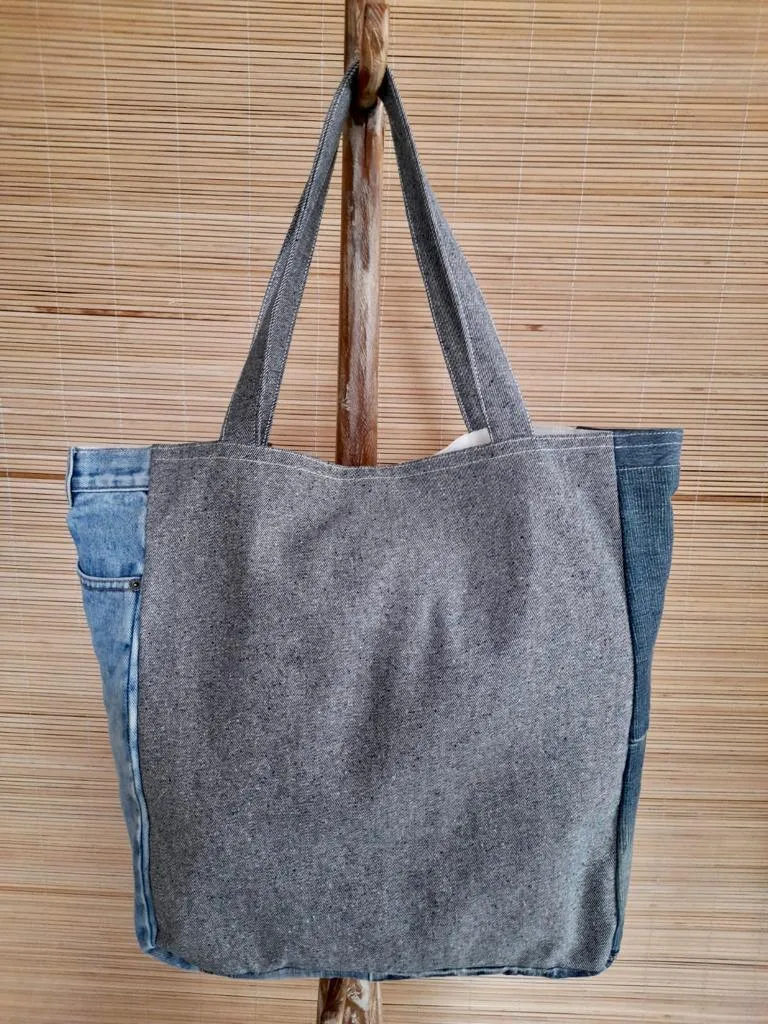 JEANS BAG SUN FLOWER