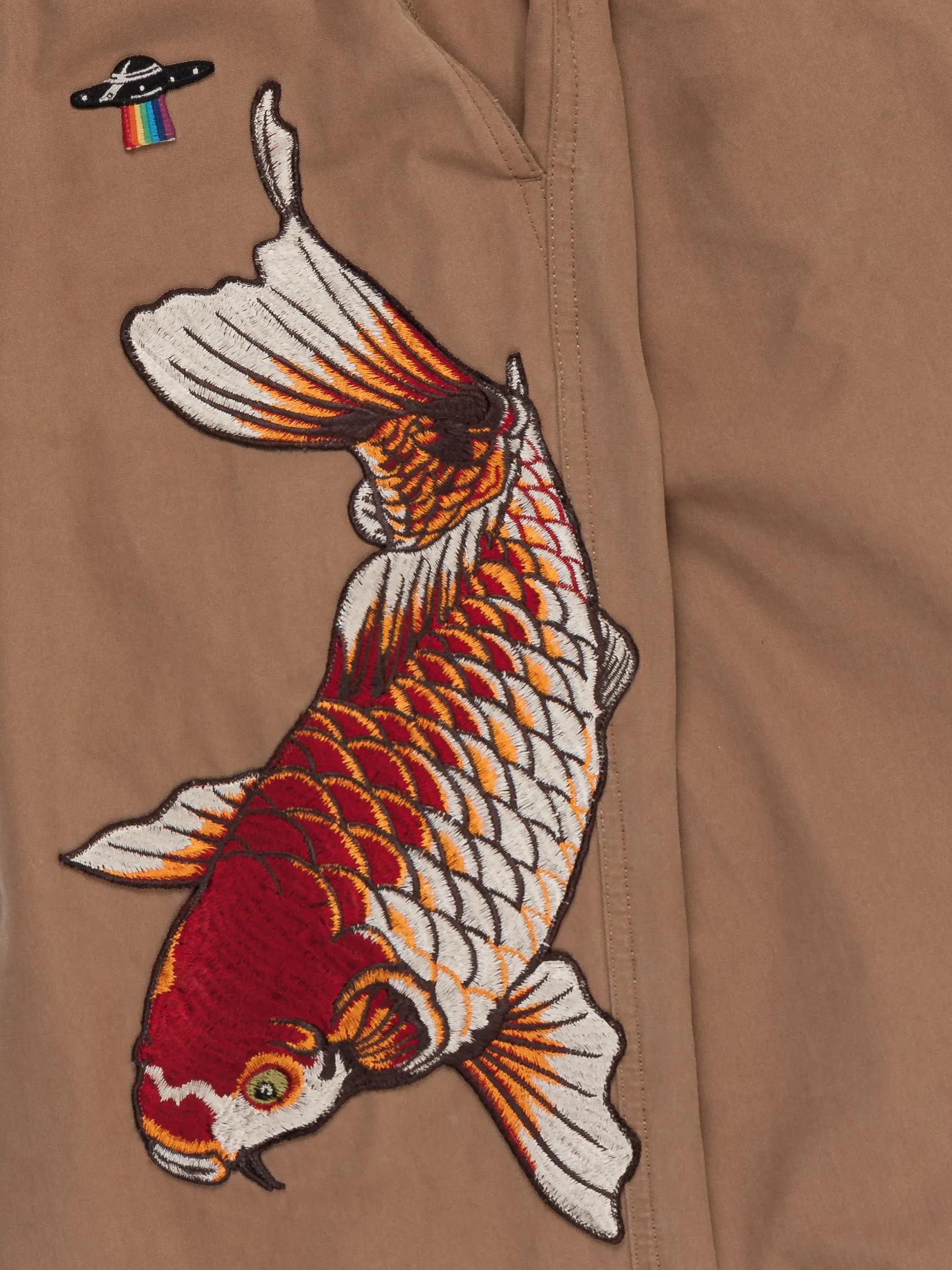 Koi Fish Cotton Pants