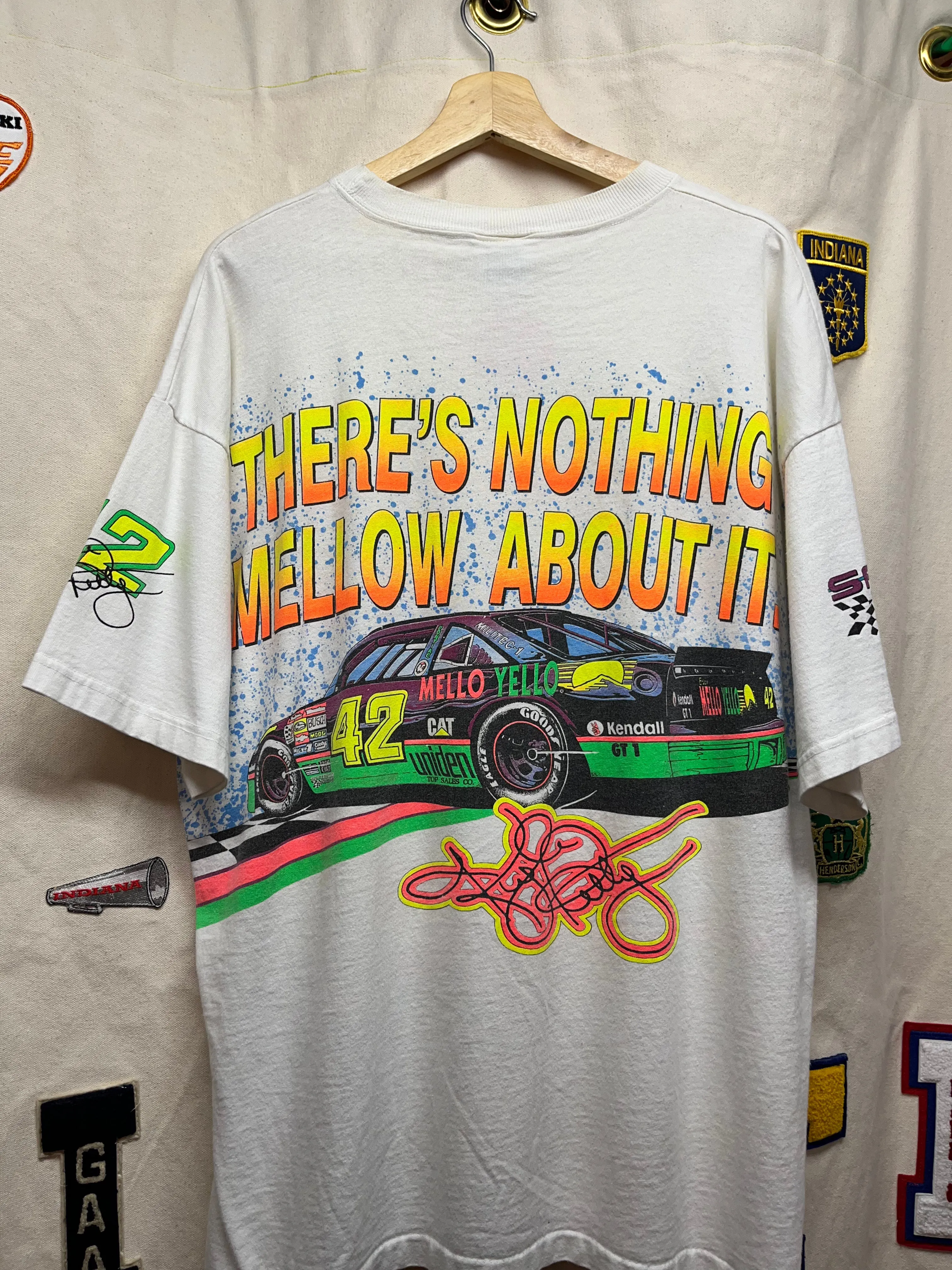 Kyle Petty Mellow Yellow Nascar T-Shirt: L