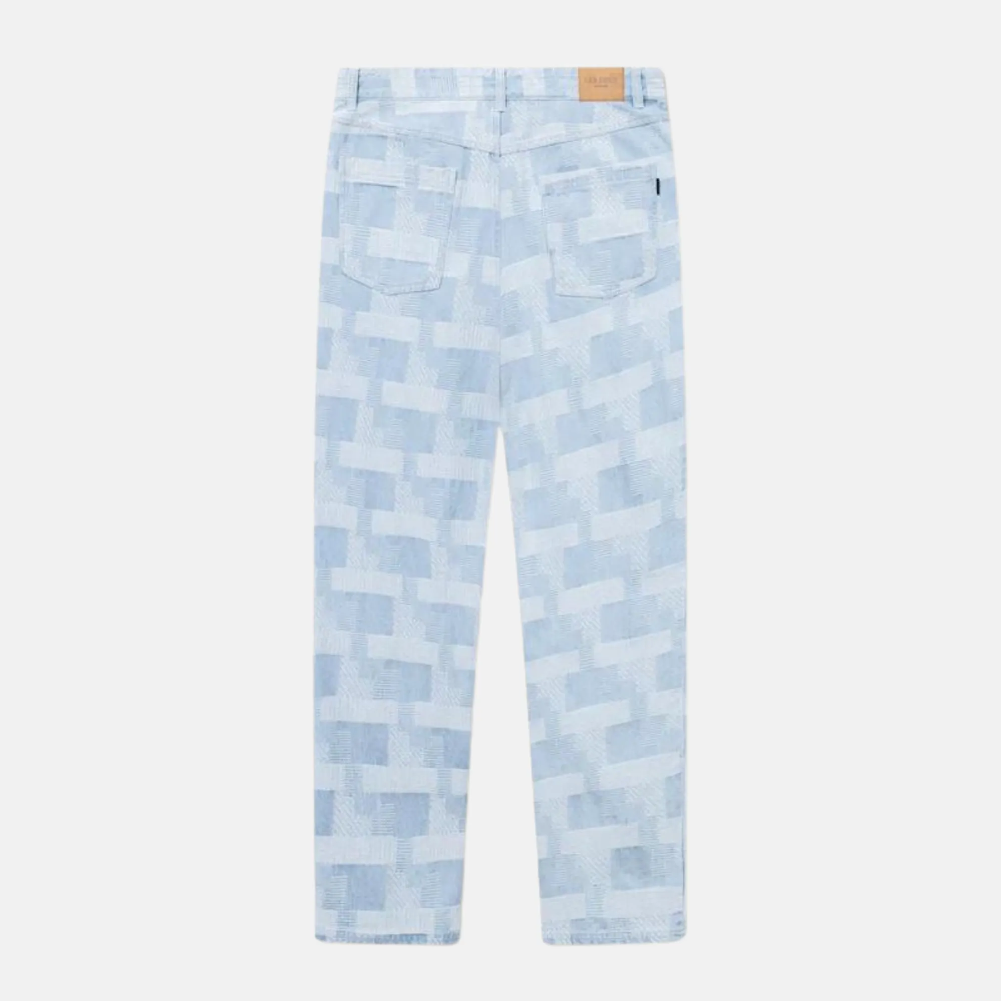 Les Deux Ryder Light Denim Jacquard Jeans