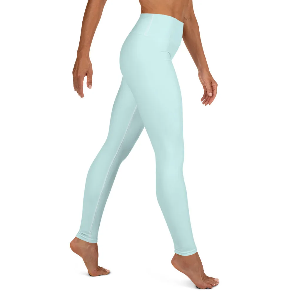 Light Cyan Warrior High Waist Leggings