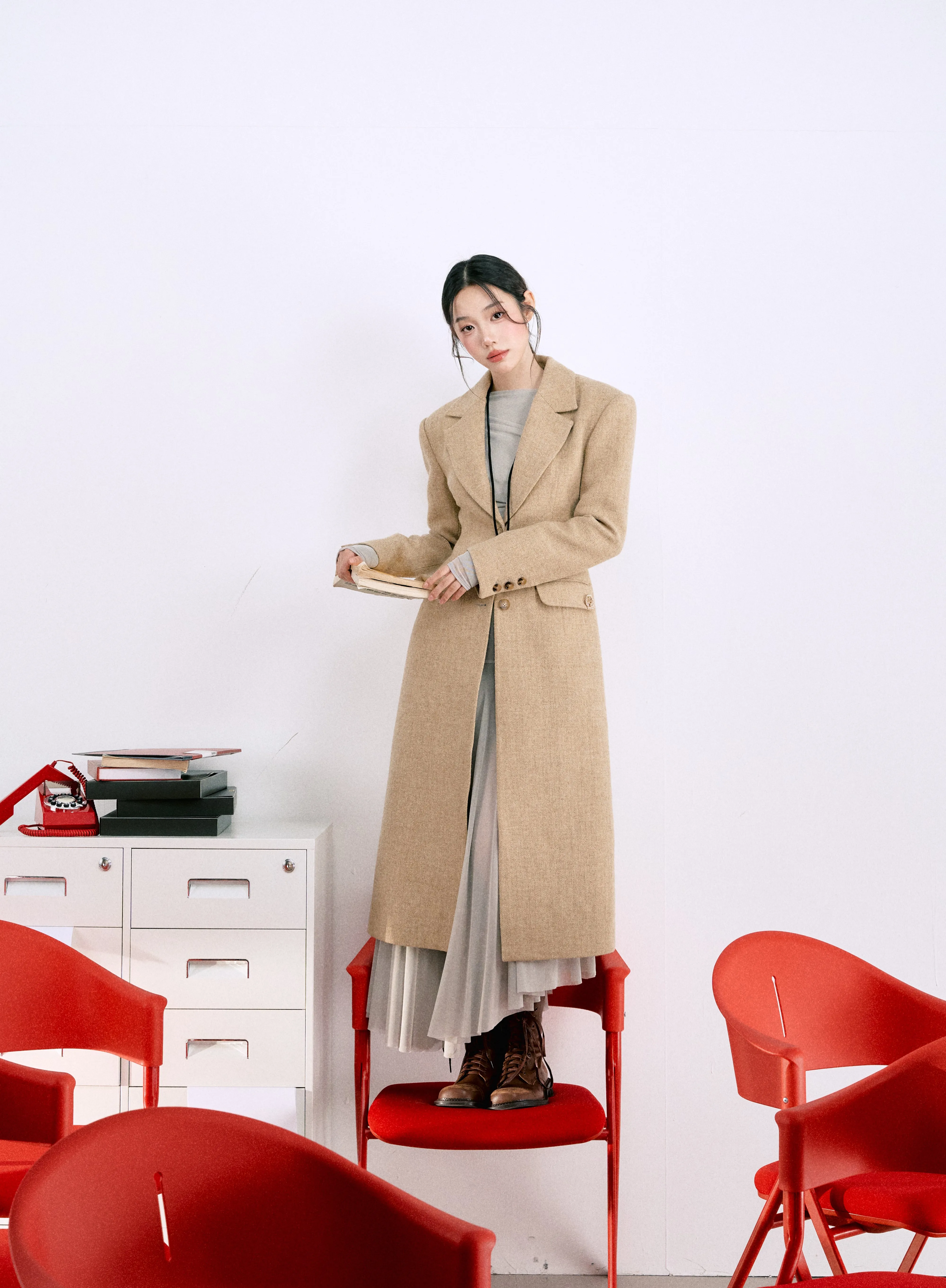 LLDC 'THE DESIRED CITY' Maeve Wool Coat