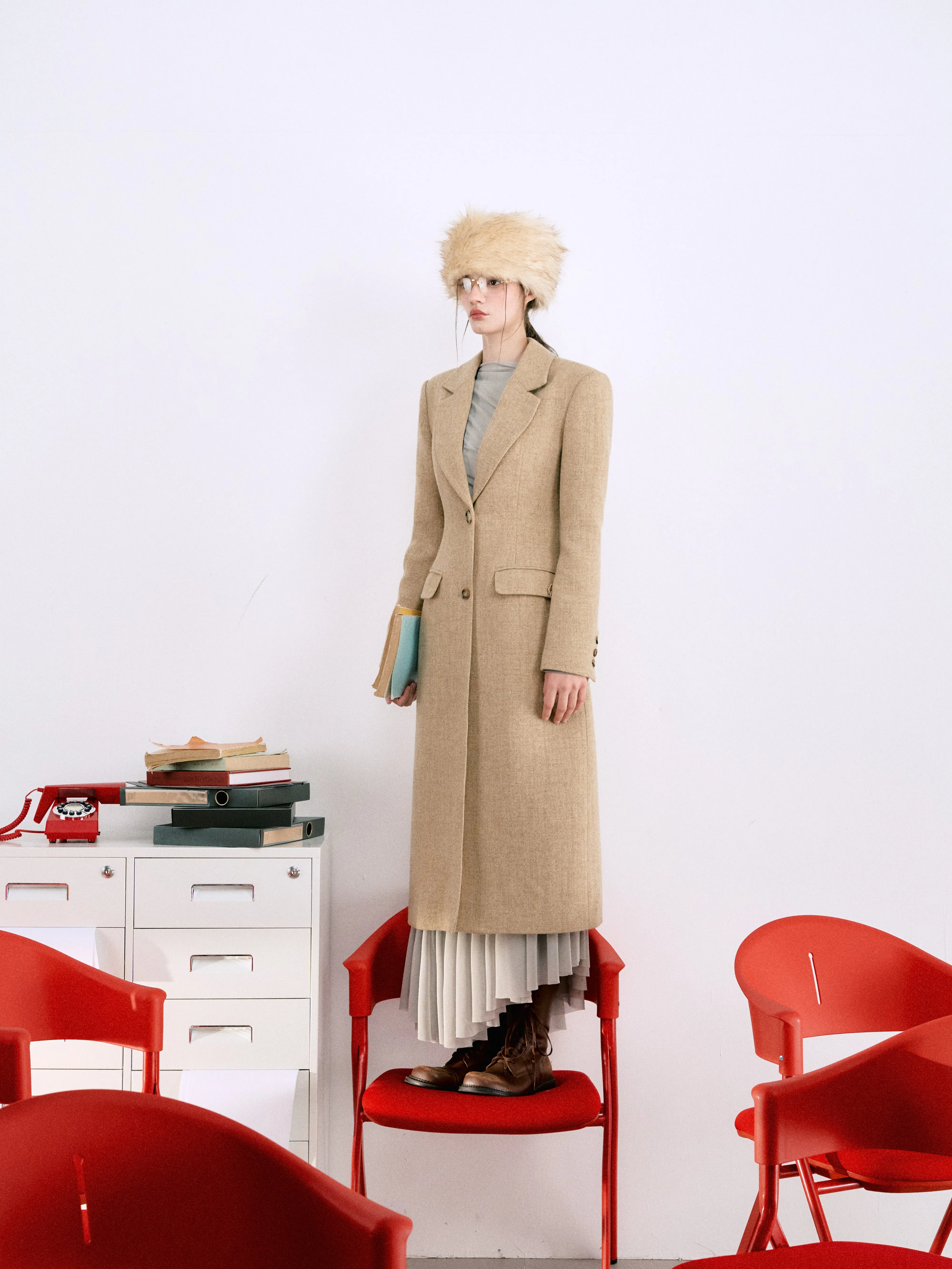 LLDC 'THE DESIRED CITY' Maeve Wool Coat