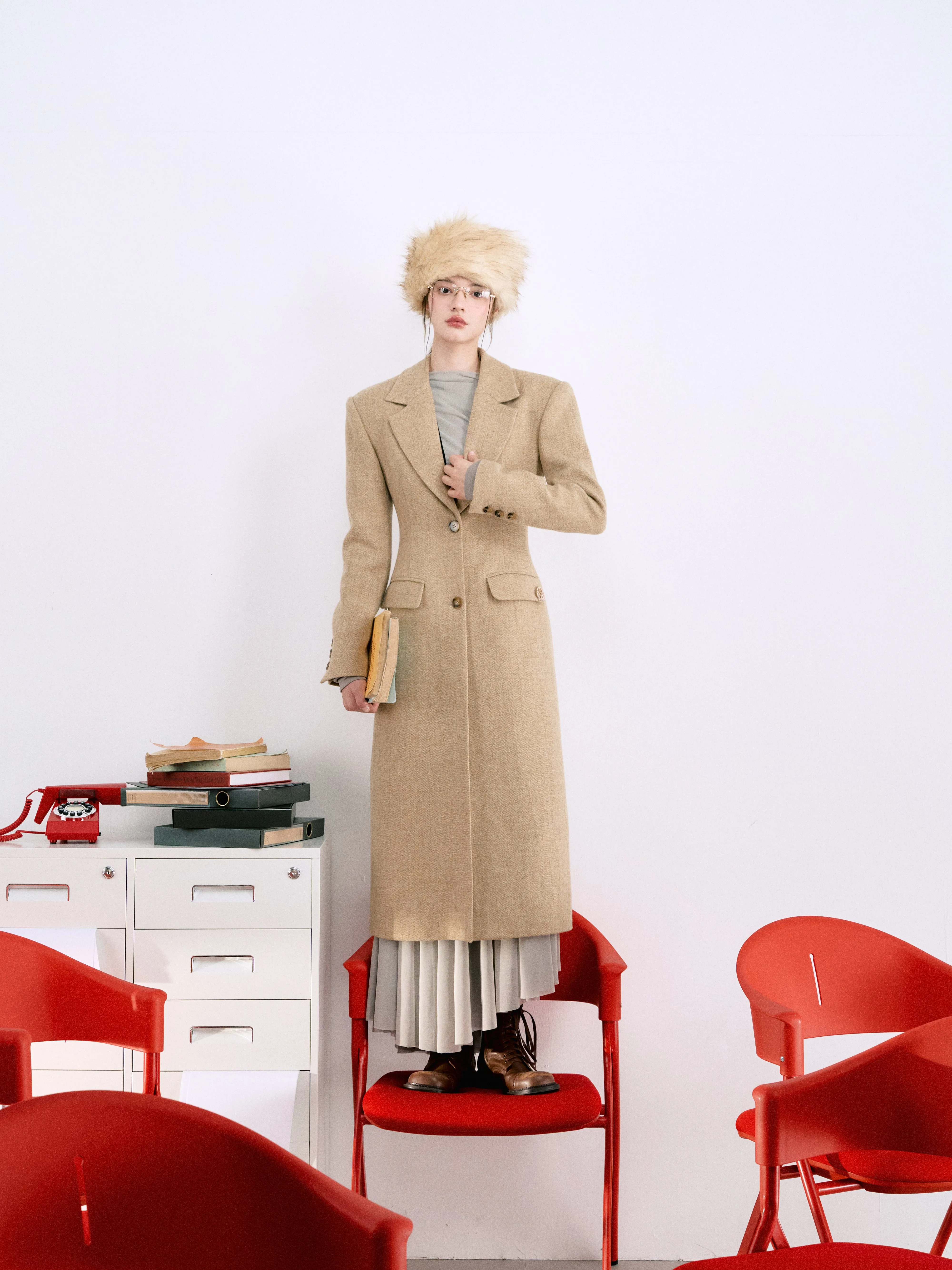 LLDC 'THE DESIRED CITY' Maeve Wool Coat