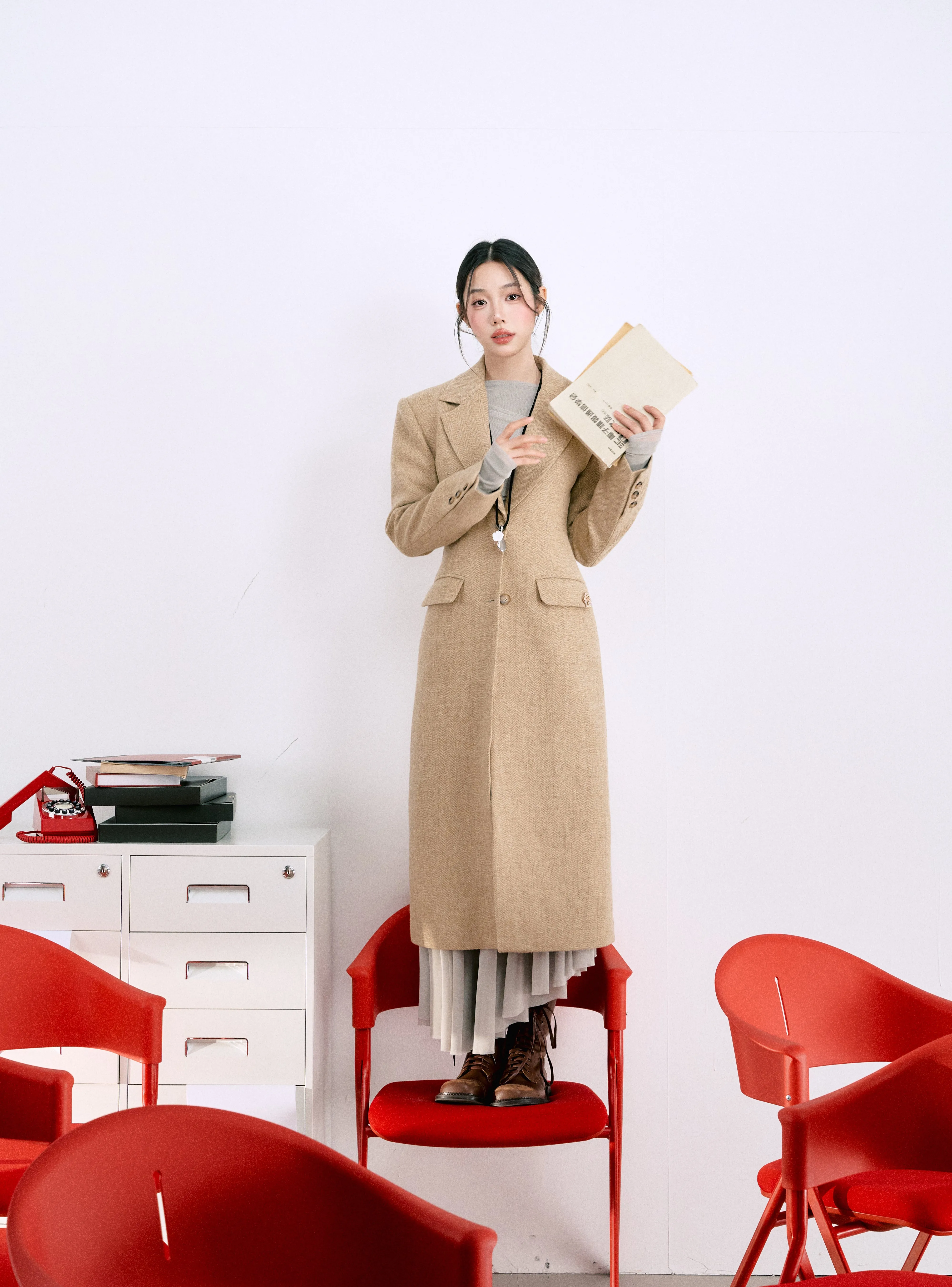 LLDC 'THE DESIRED CITY' Maeve Wool Coat