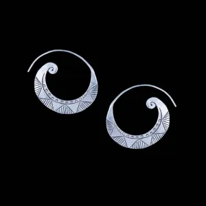 MAR silver earrings