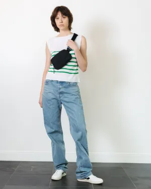Maxi Length Button Fly Jeans