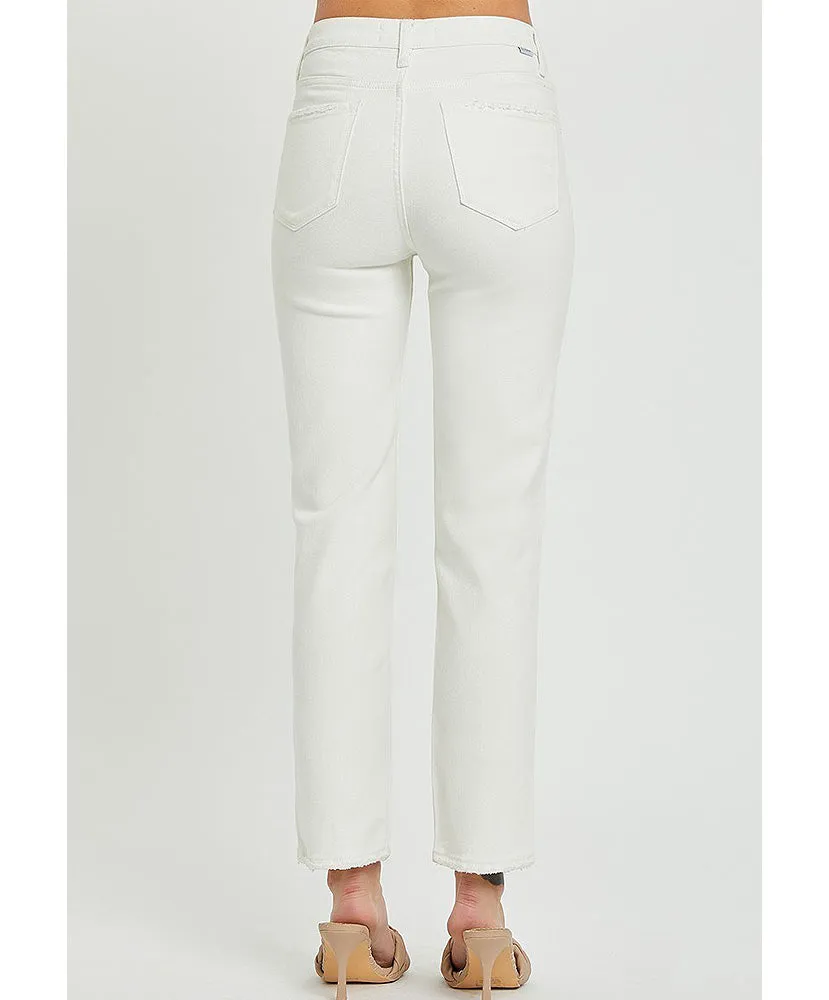 Morgan Mid-Rise Slim Leg Jeans