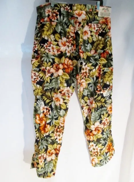 NEW Mens STAN SMITH WILLY FLORAL FLOWER Surfer Cotton PANT Jean Trouser 36X34