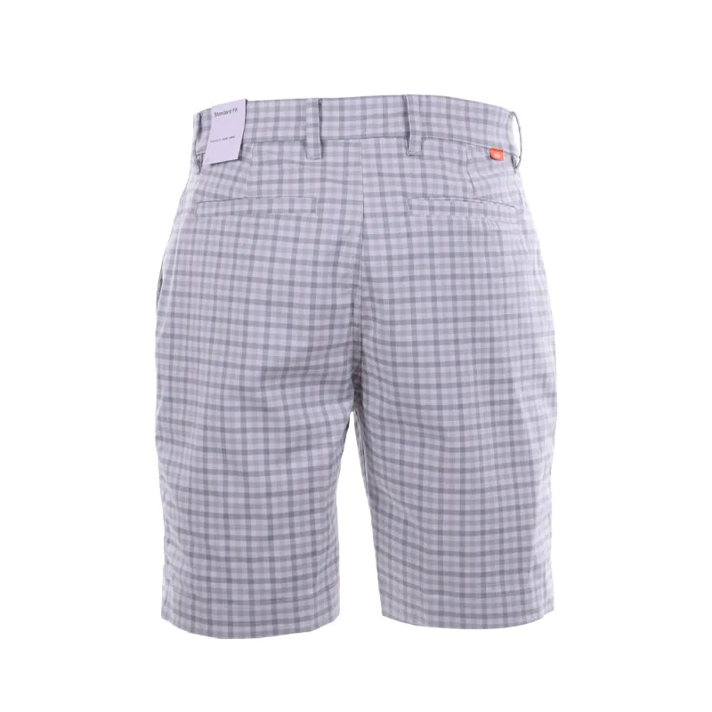 NIKE Chino Plaid Men's Shorts (Light Smoke Grey)