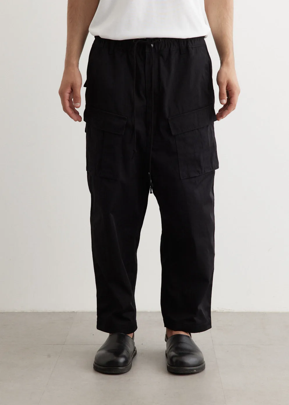 Nylon Chino Cargo Pants