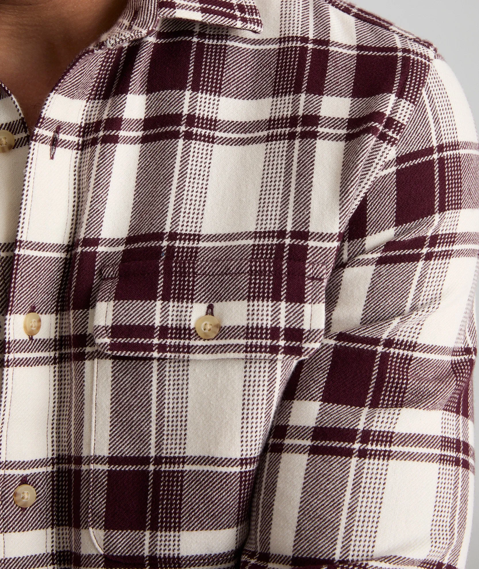 Organic Cotton Plaid Flannel Shirt - FINAL SALE