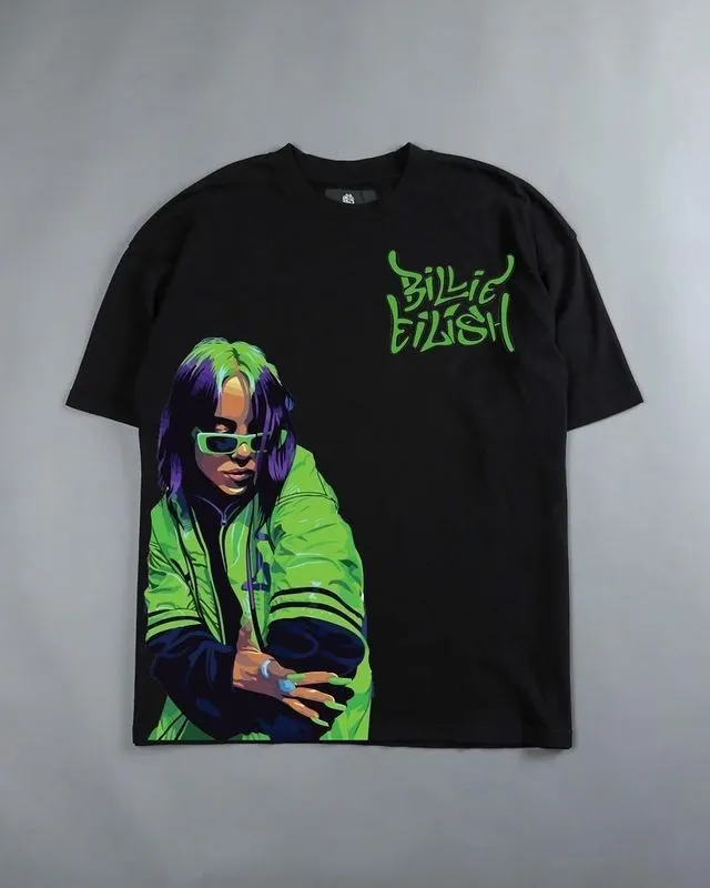 Oversize Billie Eilish Edition Classic Print T-shirt