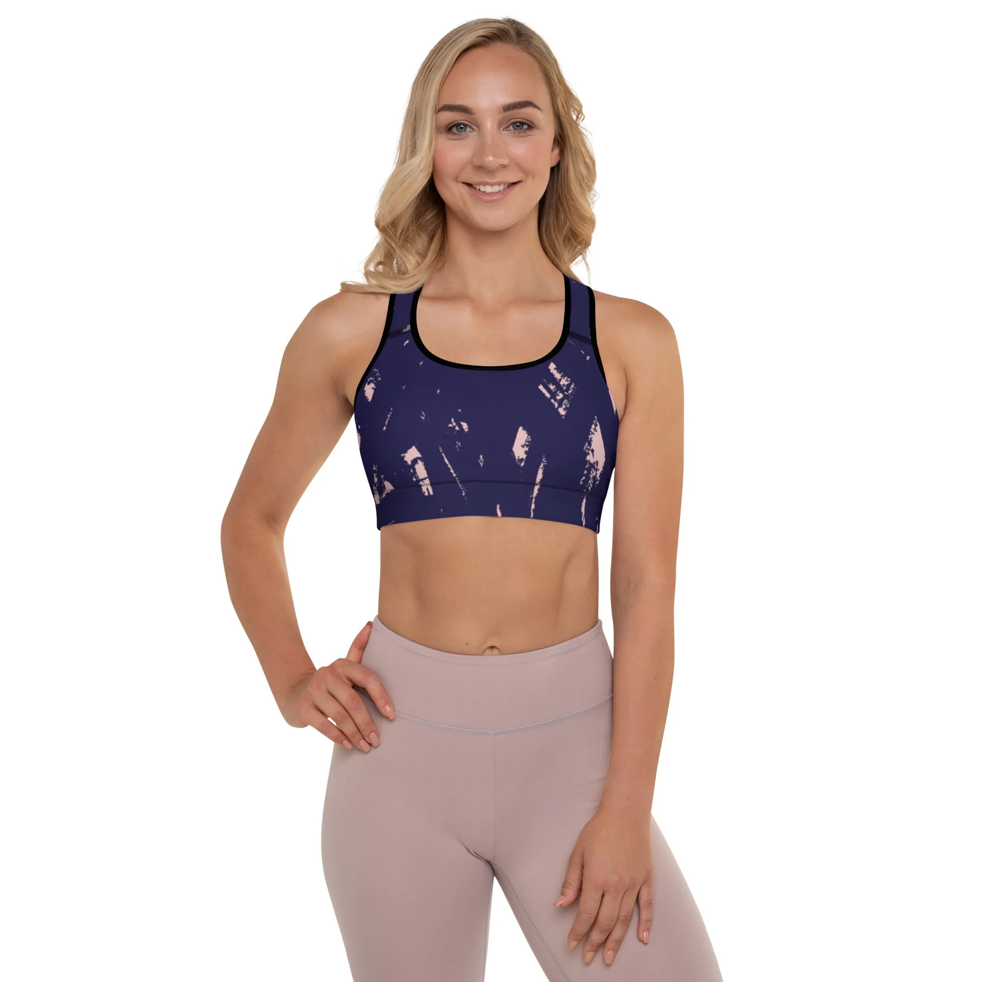 Painted w/Black Warrior Sports Bra