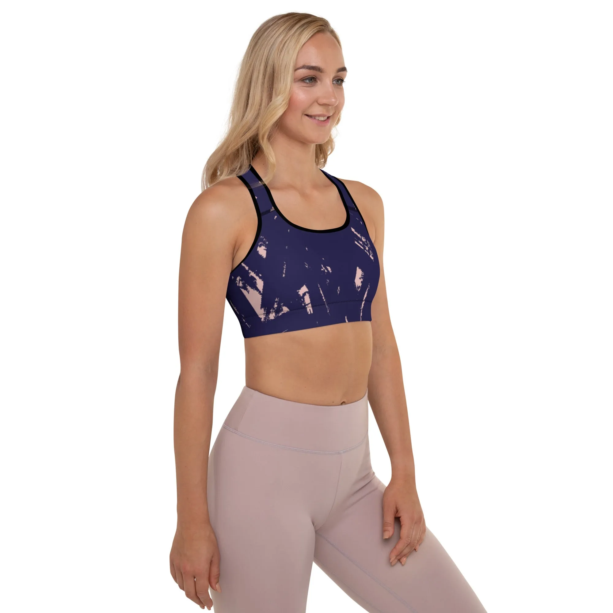 Painted w/Black Warrior Sports Bra
