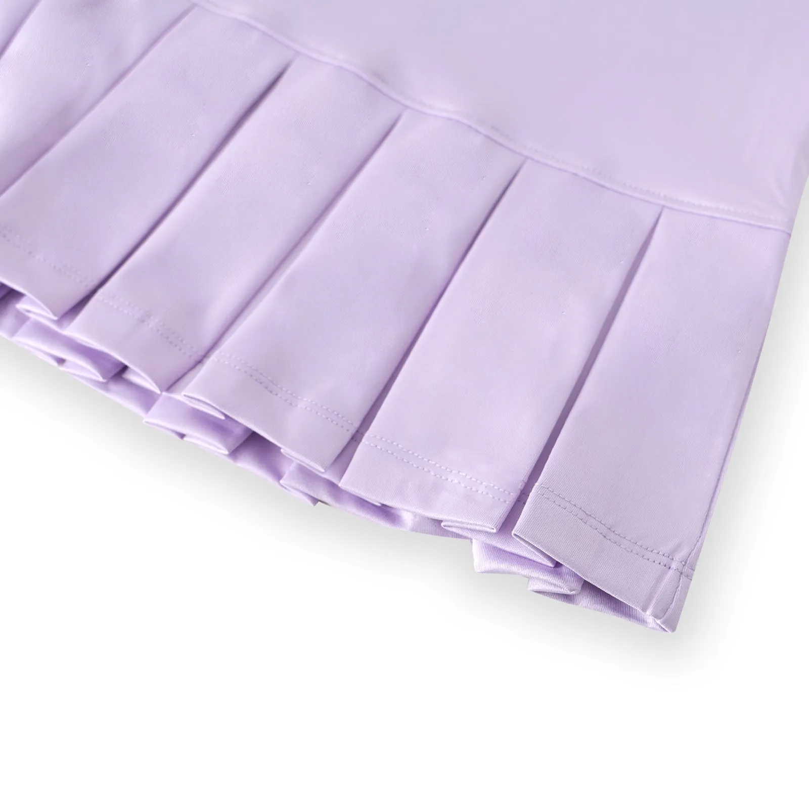 #Pansies in Paris Lavender Pleat Dress