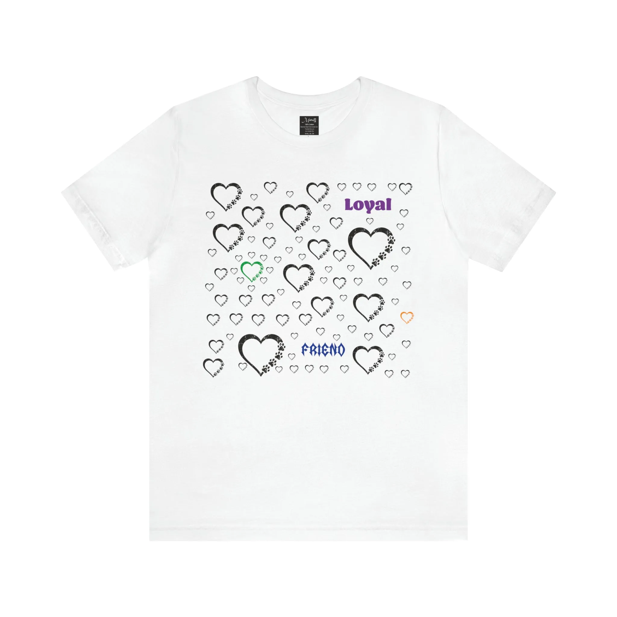Paws T-shirt Loyal Friend T-shirt Cat lovers t-shirts-custom t shirt printing-unisex t-shirts-gift t-shirts vintage tees money Funny Cat