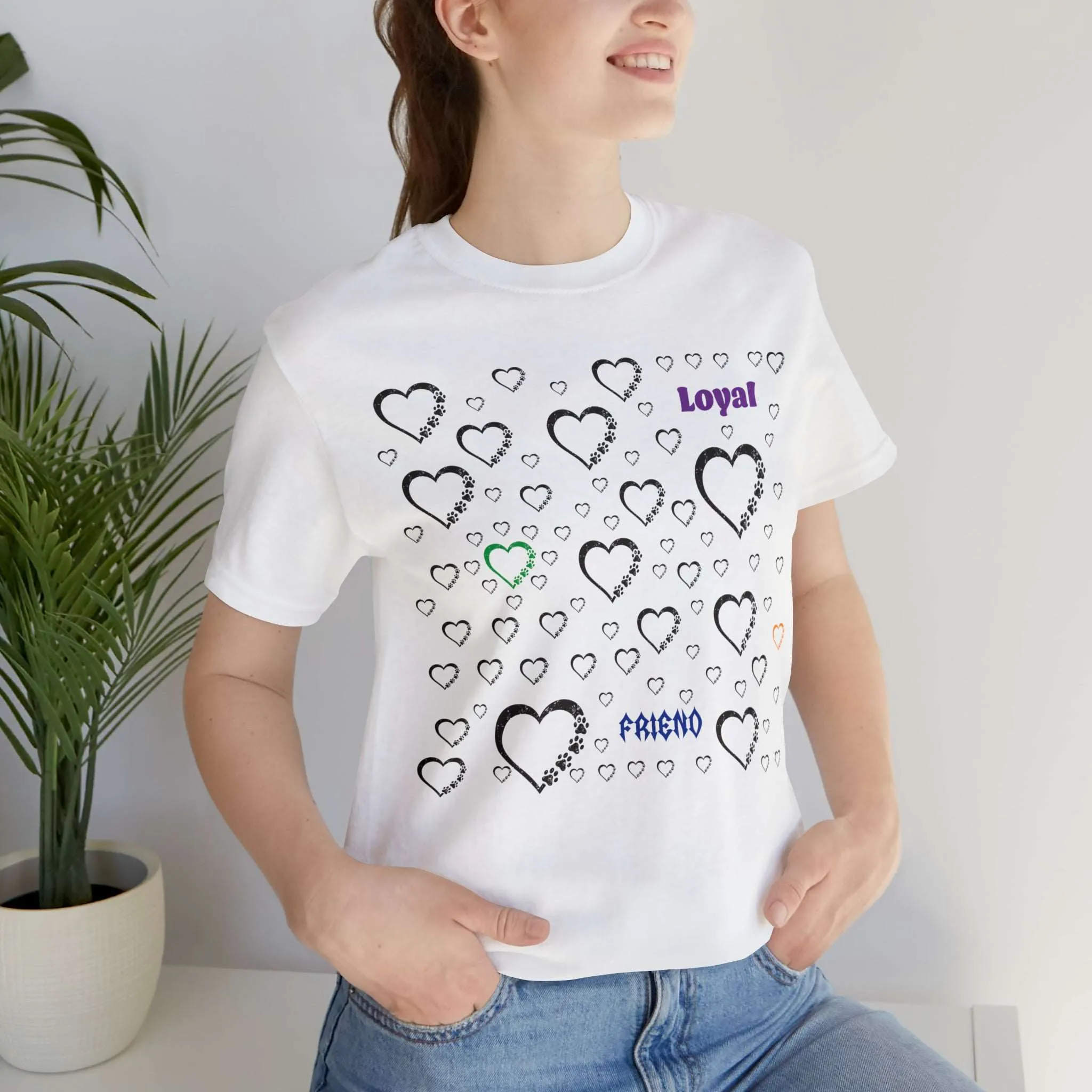 Paws T-shirt Loyal Friend T-shirt Cat lovers t-shirts-custom t shirt printing-unisex t-shirts-gift t-shirts vintage tees money Funny Cat