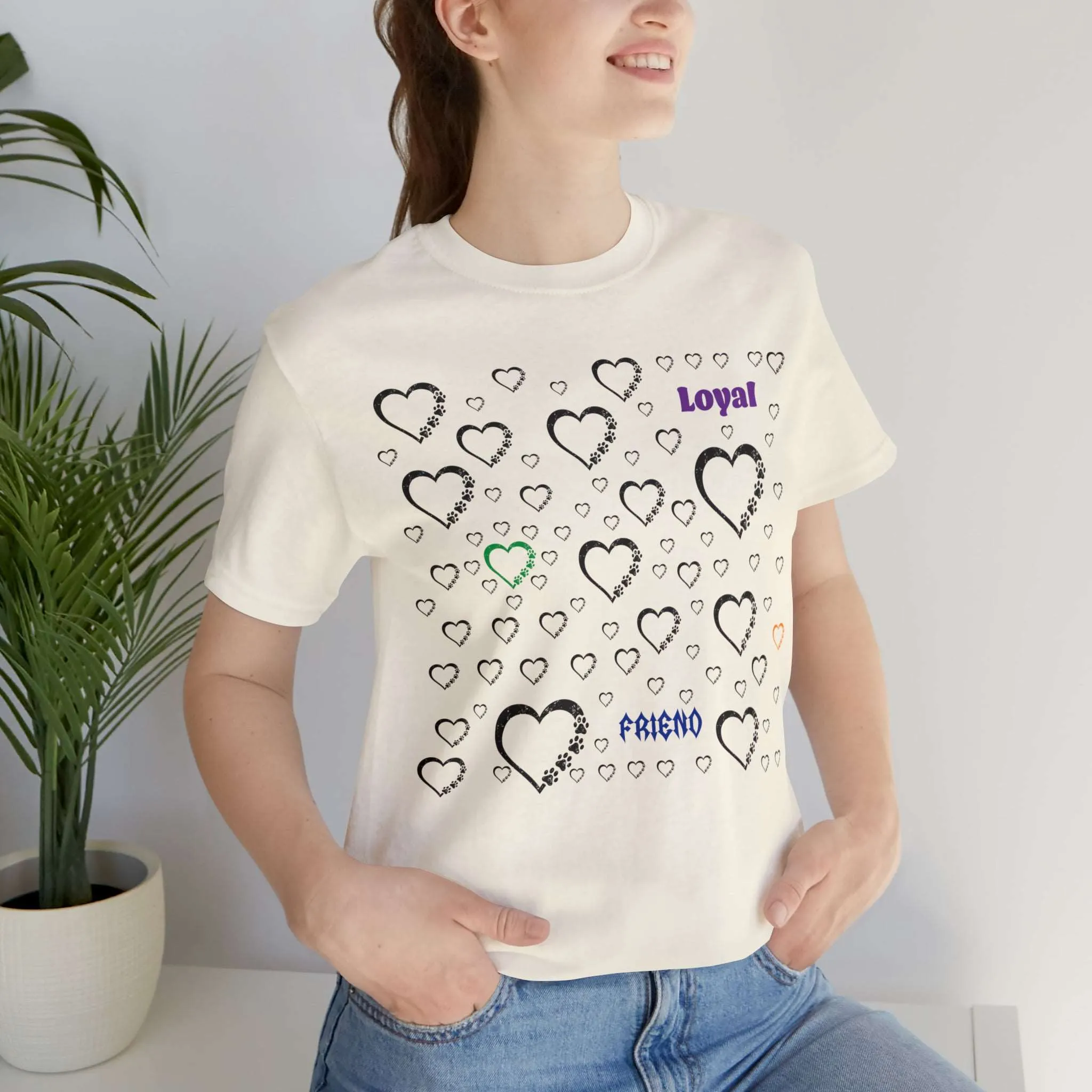 Paws T-shirt Loyal Friend T-shirt Cat lovers t-shirts-custom t shirt printing-unisex t-shirts-gift t-shirts vintage tees money Funny Cat