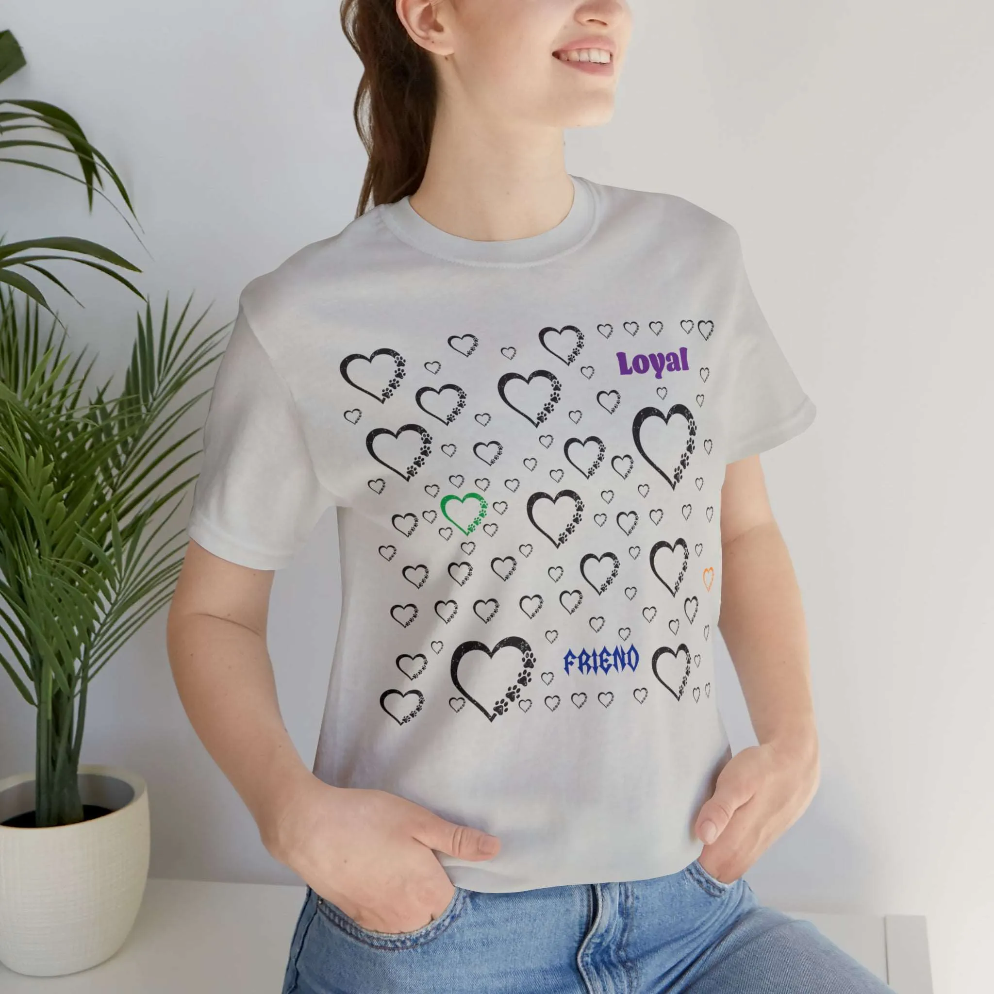 Paws T-shirt Loyal Friend T-shirt Cat lovers t-shirts-custom t shirt printing-unisex t-shirts-gift t-shirts vintage tees money Funny Cat