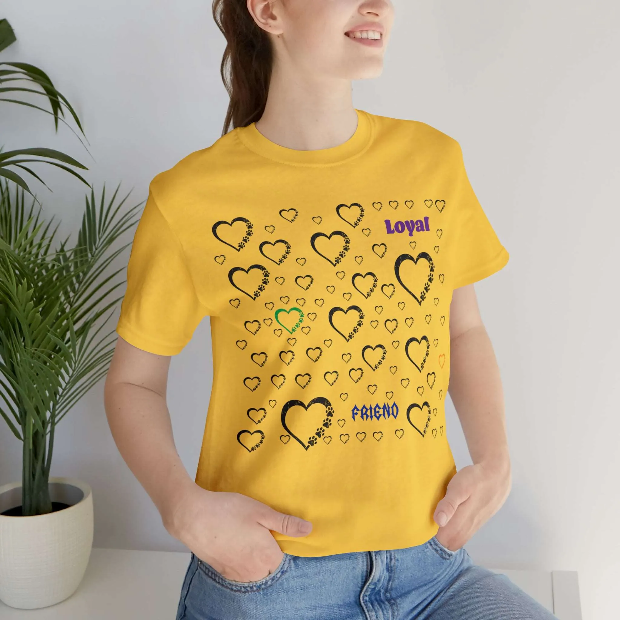 Paws T-shirt Loyal Friend T-shirt Cat lovers t-shirts-custom t shirt printing-unisex t-shirts-gift t-shirts vintage tees money Funny Cat
