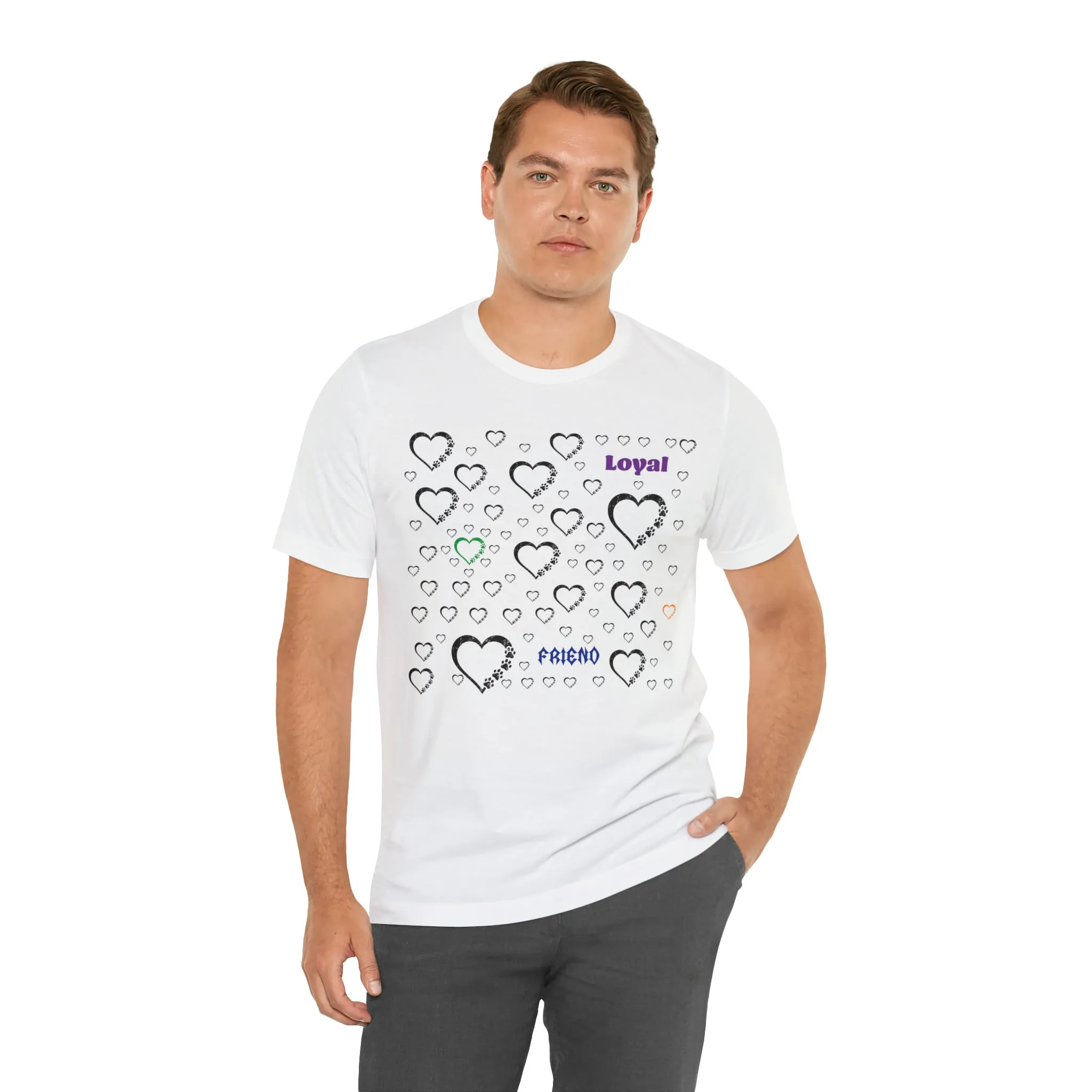 Paws T-shirt Loyal Friend T-shirt Cat lovers t-shirts-custom t shirt printing-unisex t-shirts-gift t-shirts vintage tees money Funny Cat