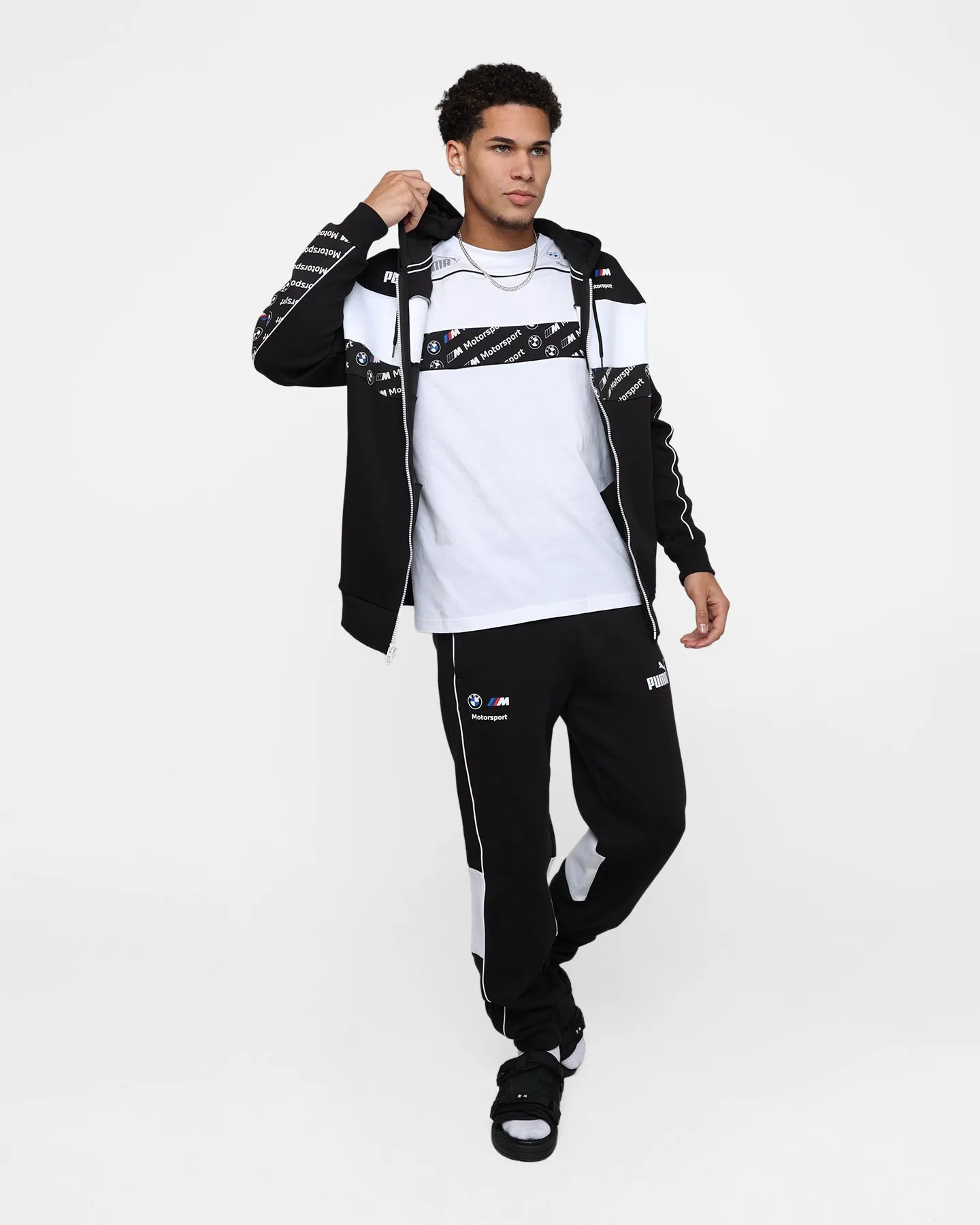 Puma X BMW M Motorsport SDS Hooded Sweat Jacket Puma Black