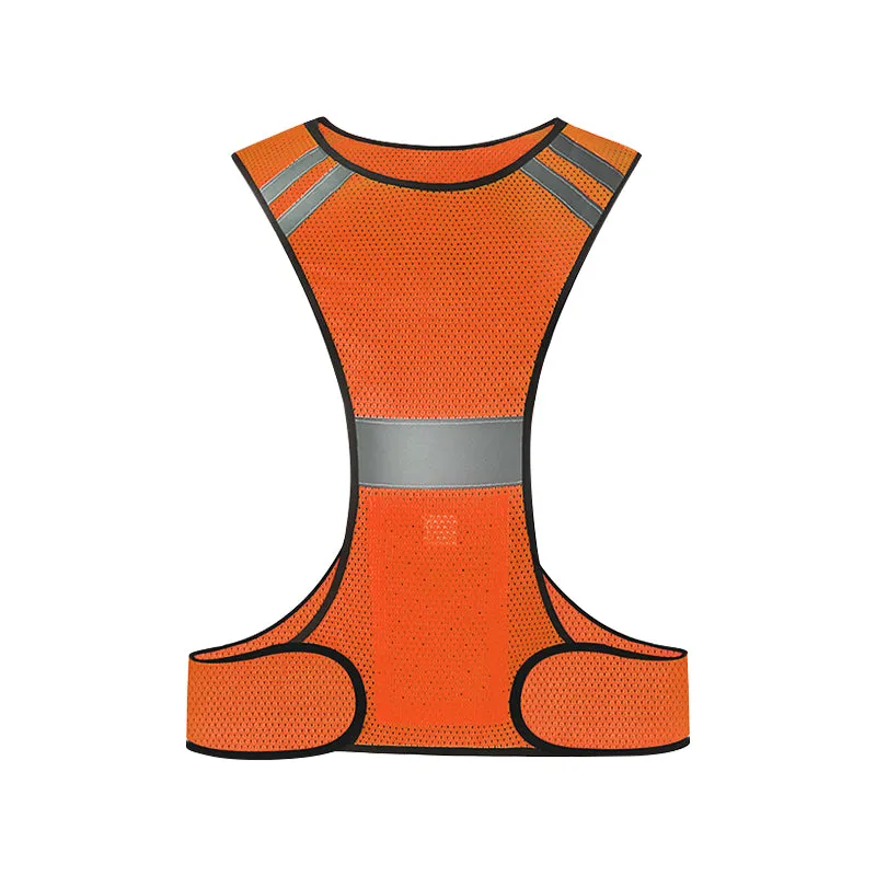 Reflective sport vest with/without battery for outdoor(MJ-S21)