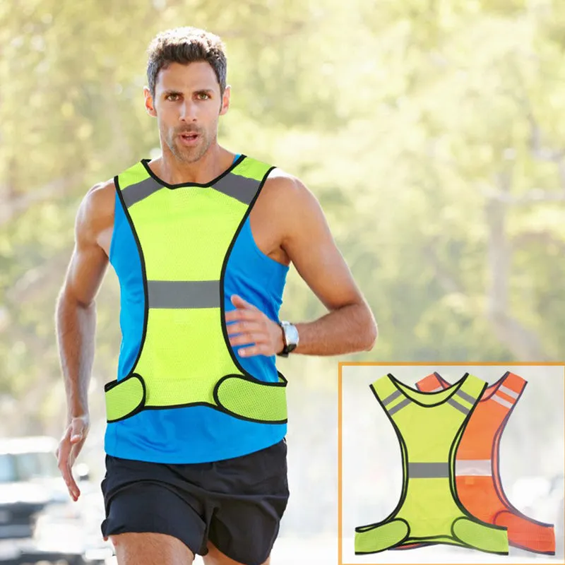 Reflective sport vest with/without battery for outdoor(MJ-S21)