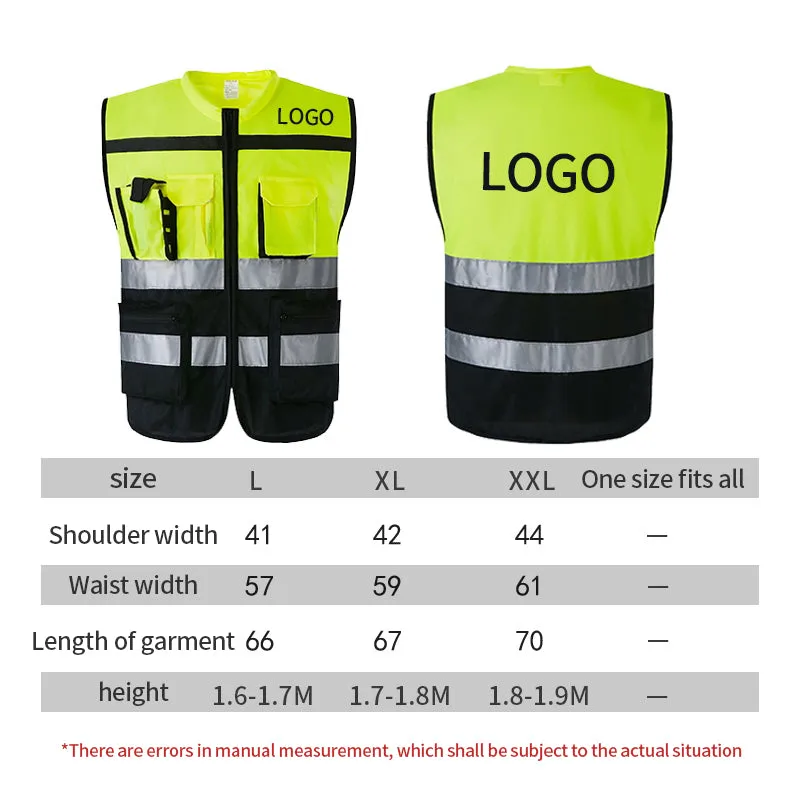 Reflective vest multi pockets for cycling(MJ-S34)