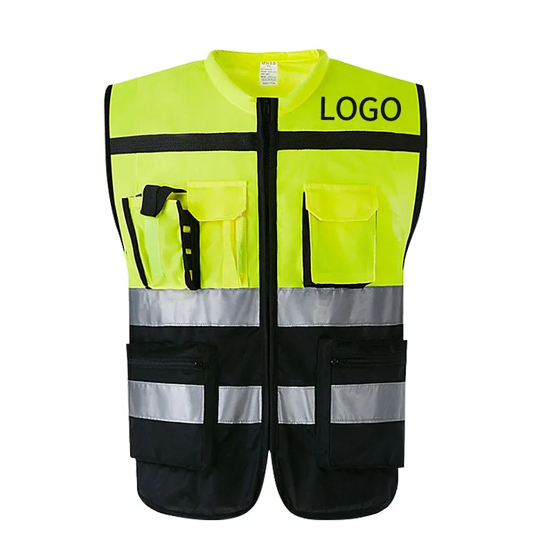 Reflective vest multi pockets for cycling(MJ-S34)
