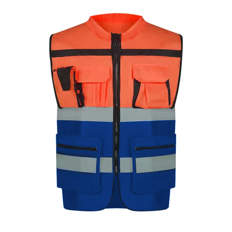 Reflective vest multi pockets for cycling(MJ-S34)