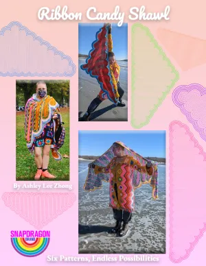 'Ribbon Candy Shawl' Complete E-Book