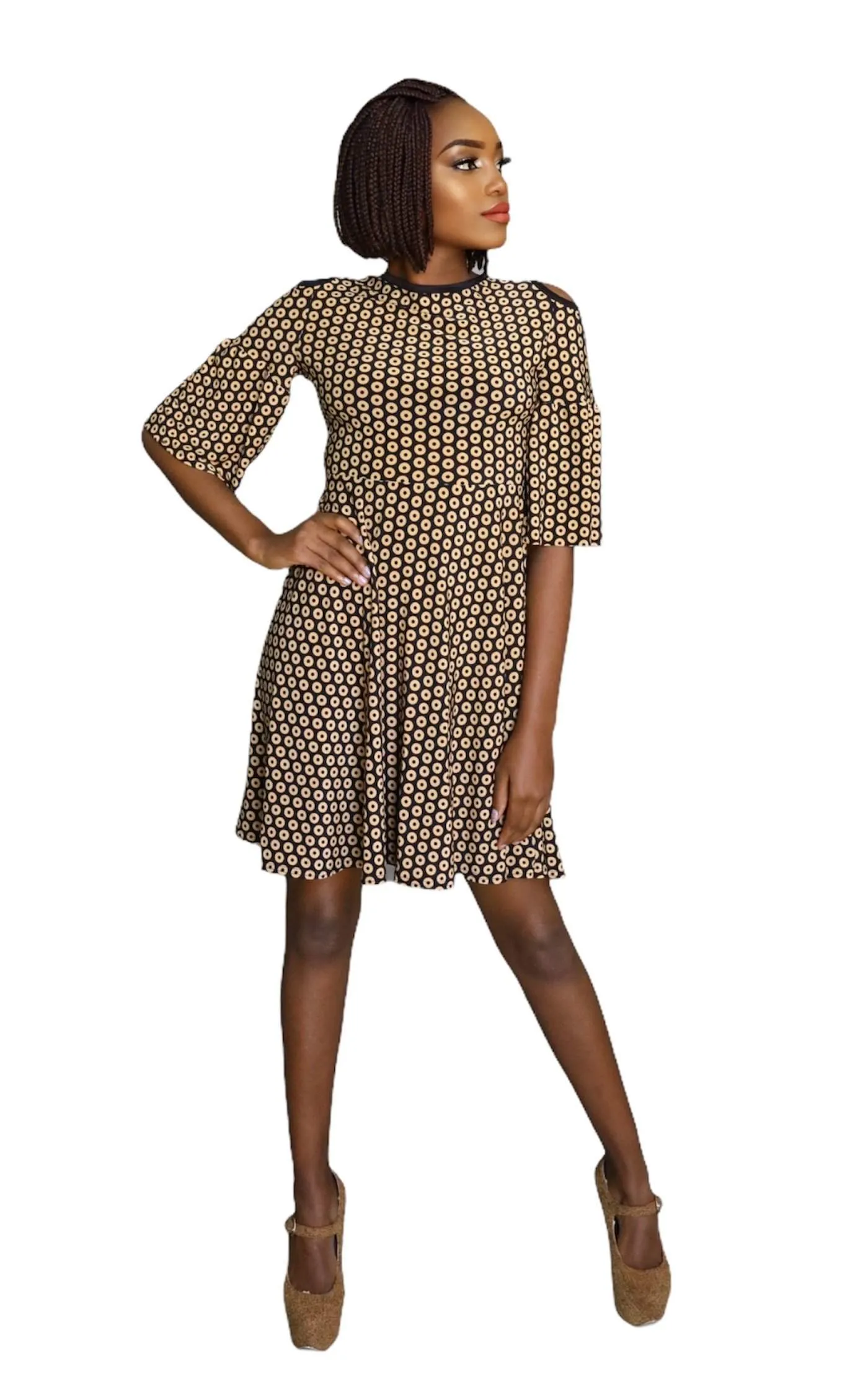 Sexy Light Brown Dress